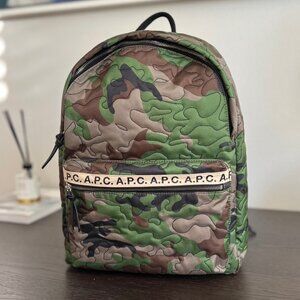 NWT - A.P.C. Camo Stitch Backpack🎒🖤